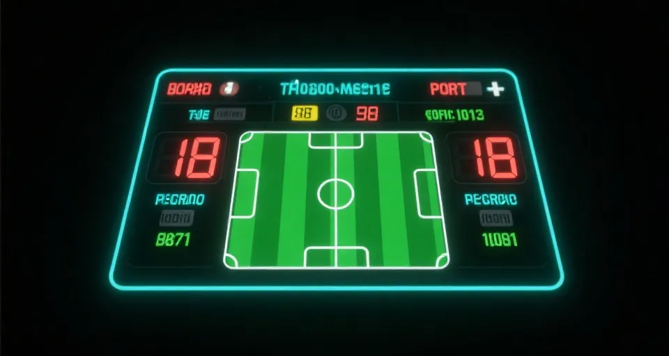 英超赛程与比分数据可视化示意图